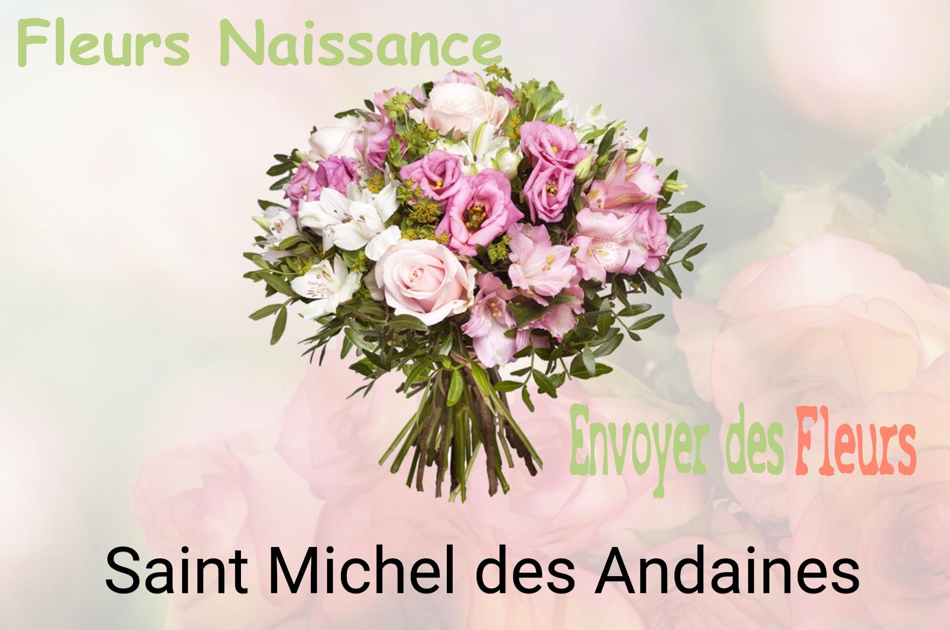 Bouquet de fleurs de naissance livré à Saint-Michel-des-Andaines